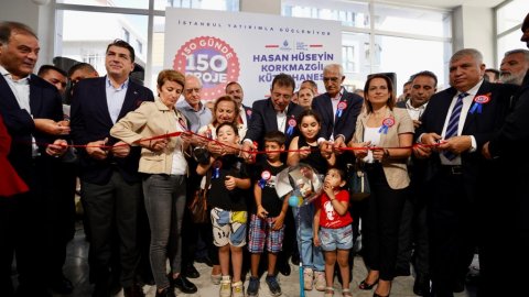 İBB'den bir kütüphane daha! İmamoğlu: Elimizde sapasağlam bir İstanbul süreci var