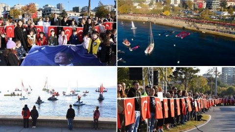 Kadıköy Belediyesi'nden 10 Kasım'da 9'u 5 geçe 'Ata'ya Saygı Zinciri'