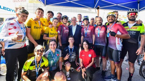 Ankara Büyükşehir Belediyesi Granfondo Bisiklet yarışına ev sahipliği yaptı