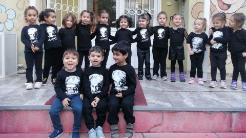 Maltepe Belediyesi’nin kreşlerinde Atatürk anması