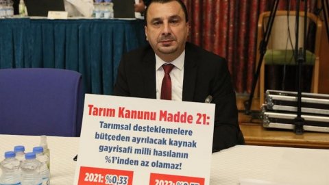 CHP'li Bekir Başevirgen: Bu bütçe onaylanırsa çiftçinin 319 milyar lirası gasp edilecek