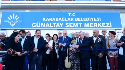 Karabağlar Belediyesi'nin Günaltay Semt Merkezi'nin açılışından kareler