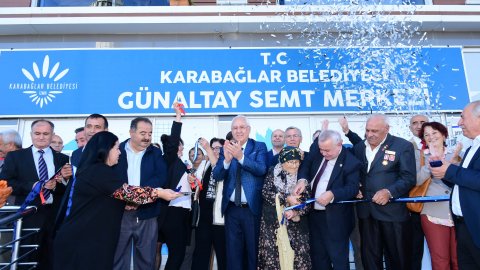 Karabağlar Belediyesi Günaltay Semt Merkezi'ni hizmete açtı