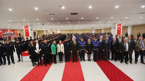 Muğla Büyükşehir Belediyesi'nde 136 zabıta ve itfaiye memuru yemin etti