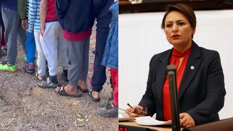 CHP'li Müzeyyen Şevkin: Depremzede çocuklar terlikle geziyor, bazı holdingler milyar dolarlara para demiyor