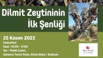 Bodrum Belediyesi'nden Etrim Köyü Garaova Tarım Park’ta Dilmit zeytin şenliği