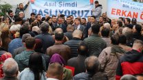 Menderes Belediye Başkan V. Erkan Özkan'ın adaylık başvurusundan kareler