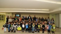 Minik öğrencilerden Kartal Belediyesi’nde çevreci defile