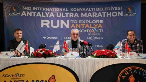 Konyaaltı Belediyesi 3'nci Antalya Ultra Maratonu başlıyor