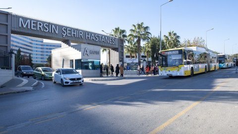 Mersin Büyükşehir Belediyesi'nden Şehir Hastanesi'ne 2 yeni otobüs hattı