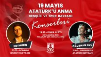 Bodrum Belediyesi 19 Mayıs'ı Reynmen ve Oğuzhan Koç konserleriyle kutlayacak