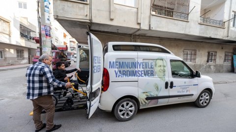 Mersin Büyükşehir Belediyesi’nden ortopedik engelli bireylere özel hizmet