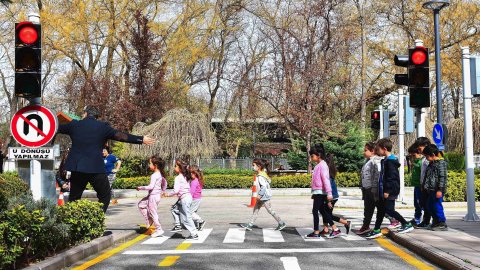 Ankara Büyükşehir Belediyesi'nden miniklere ücretsiz trafik eğitimi