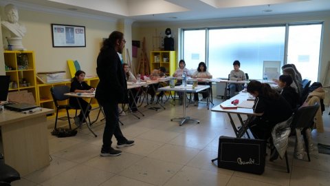 Kartal Belediyesi Sanat Akademisi Resim Bölümü yetenek sınavlarına yoğun ilgi