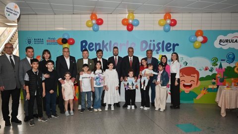 Bursa Büyükşehir Belediyesi'nden ‘Çocuk Dostu Metro İstasyonu’