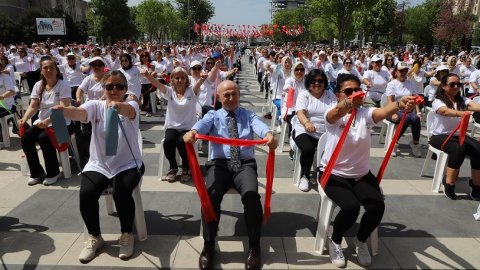 Büyükçekmece Belediyesi'nin Dünya Pilates Günü etkinliğinden renkli görüntüler