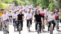 Cem Kotan 'Köyüm Bisiklete Biniyor Şenliği'ne katıldı