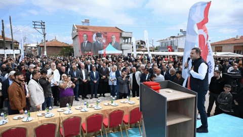 Balıkesir Büyükşehir Belediye Başkanı Ahmet Akın'dan kaymak yapım ve bal dolum tesisi müjdesi