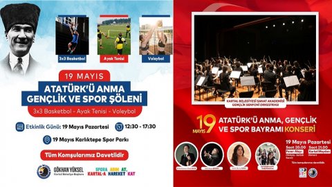 Kartal Belediyesi'nin 19 Mayıs kutlama programı belli oldu