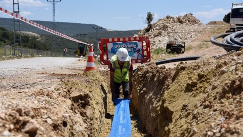 MESKİ, Kelceköy Mahallesi’nde içme suyu hatlarını yenileme çalışmalarına devam ediyor