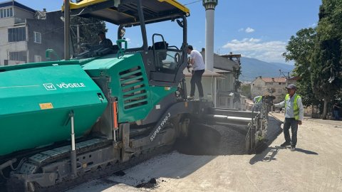 Bursa Büyükşehir Belediyesi'nin İnegöl'e altyapı ve üstyapı yatırımları sürüyor