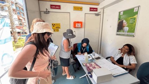 Balıkesir Büyükşehir Belediyesi'nin Mobil KETEM Tırı Erdek’te hizmet vermeye başladı