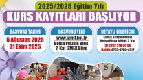 İZMEK yeni dönem kayıtları başladı