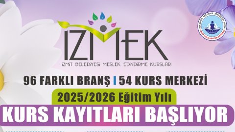 İZMEK yeni dönem kayıtları başladı