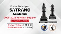 Kartal Belediyesi Satranç Akademisi kayıtları başlıyor