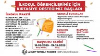 Mezitli Belediyesi'nin öğrencilere kırtasiye desteği başvuruları başladı