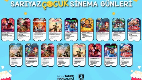 Bodrum Belediyesi'nin Sarıyaz Çocuk Sinema Günleri başlıyor
