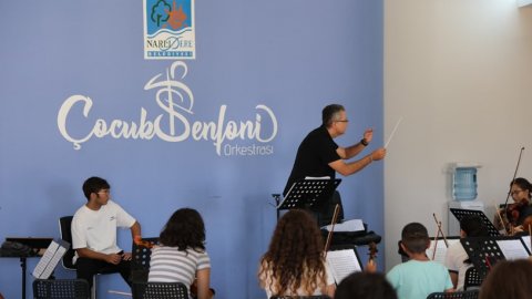 Narlıdere Belediyesi Çocuk Senfoni Orkestrası'nda seçmeler tamamlandı