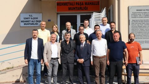 İzmit Belediyesinden Mehmet Ali Paşa’ya çözüm odaklı ziyaret