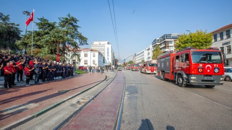 Bursa Büyükşehir Belediyesi İtfaiye Teşkilatı, 311. kuruluş yıl dönümünü kutladı