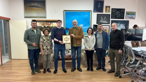 İzmit Belediyesi'nden sanat ve kültürde  ortak projeler için KOÜ’ye ziyaret 