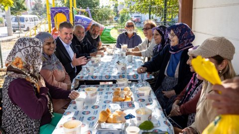 Mezitli Belediye Başkanı Ahmet Serkan Tuncer'den aşevine ziyaret