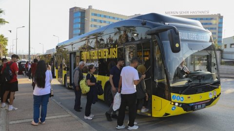 Mersin Büyükşehir Belediyesi'nden toplu ulaşıma 18 elektrikli otobüs