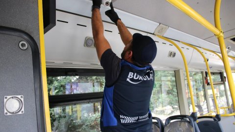 BURULAŞ, şehir içi otobüs filosundaki araçlara kamera sistemi