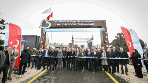 Balıkesir Büyükşehir Yeniköy Can Dost Doğal Yaşam Alanı'nı hizmet açtı