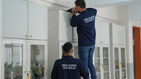 Kartal Belediyesi’nden okul ve kamu binalarında deprem güvenliğini artıran önleyici adım