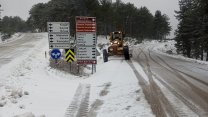 Bursa Büyükşehir Belediyesi'nden karla mücadelede yoğun mesai