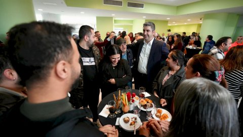 Kartal Belediyesi çalışanları yeni yılı birlikte kutladı