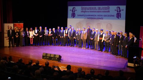 Kartal Belediyesi'nden Elazığlı sanatçılara vefa gecesi