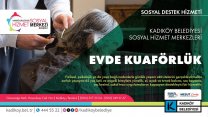 Kadıköy Belediyesi'nin Evde Kuaförlük Hizmeti sürüyor
