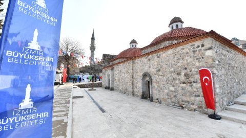 İzmir Büyükşehir'in kamulaştırdığı Namazgâh Hamamı için de Vakıflar devreye girdi