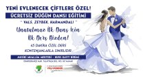 Mamak Belediyesi’nden yeni evlenecek çiftlere düğün dansı eğitimi
