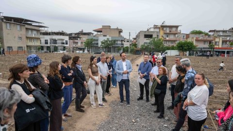 Avrupa’dan Bornova’ya kent bostanı incelemesi