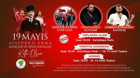 Mamak Belediyesi'nin 19 Mayıs kutlama programı belli oldu