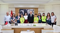 Kepez’in Bocce şampiyonları Mesut Kocagöz’le buluştu