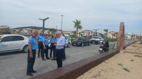 Balıkesir Büyükşehir Belediyesi’nden Sarımsaklı Plajı’nda sıkı denetim